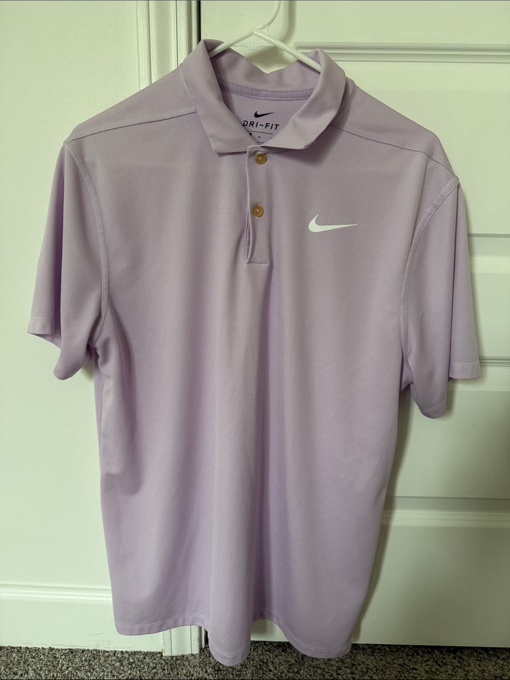 Nike Men's Lavender Dri-FIT Polo Shirt